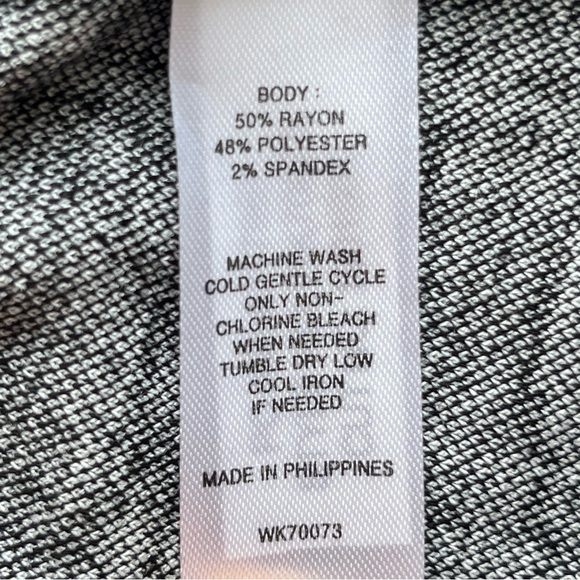 41 Hawthorn Black and White Patterned Dress - Picture 6 of 8